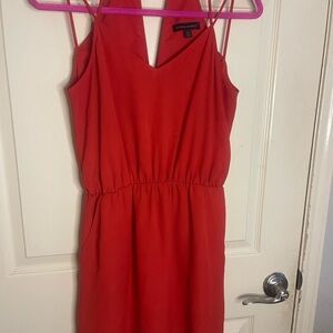 Banana Republic Vibrant Red Mini Dress